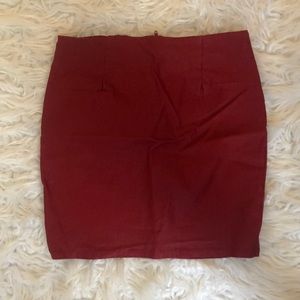 windsor leather skirt